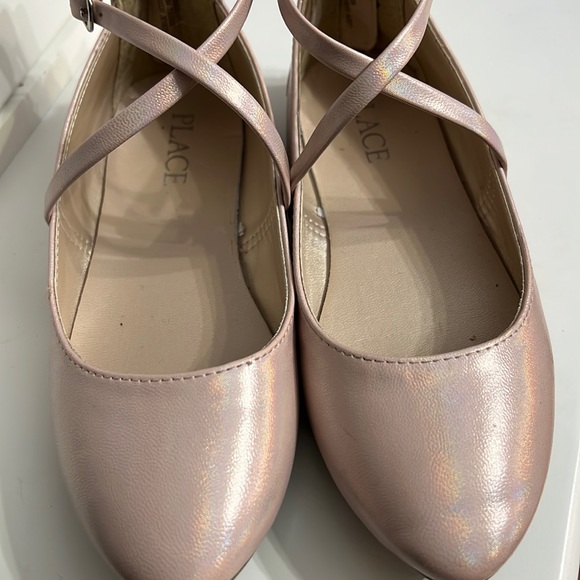 🩰 🎀 Pink Ballet Style Girl Flats/Shoes Size 11 🩰 🎀 - Picture 1 of 4